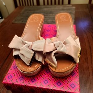 Tory Burch women's wedge sandal size 8